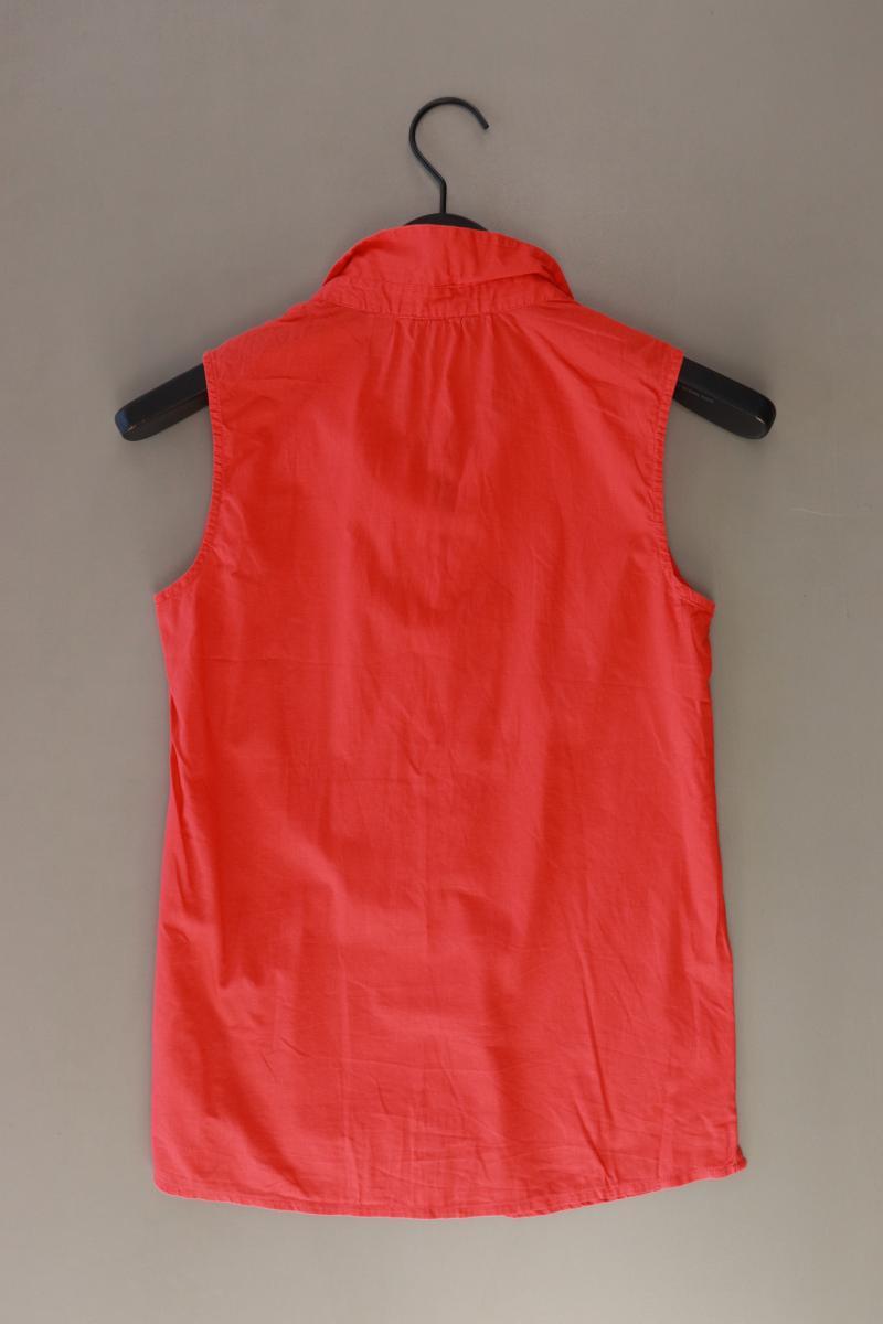 Esprit Ärmellose Bluse Gr. 32 rot aus Baumwolle