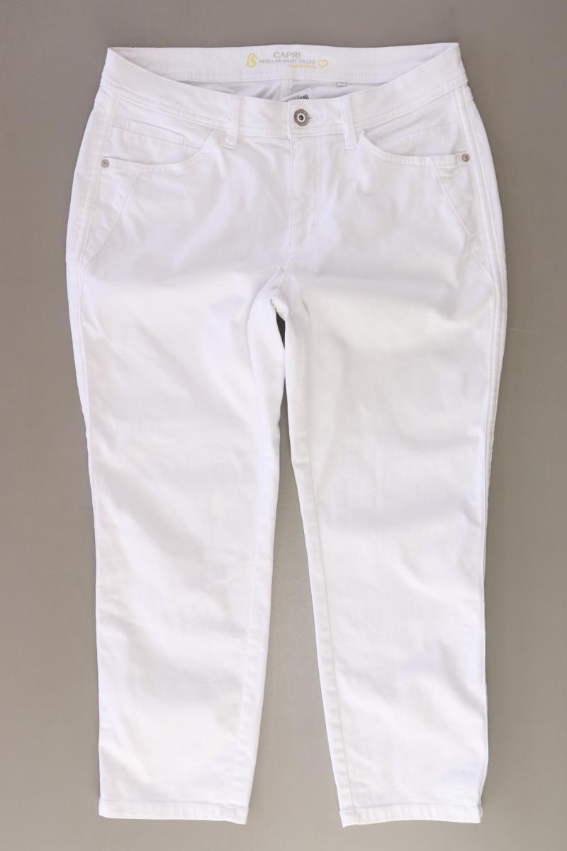 Bonita 7/8 Jeans Gr. 40 weiß aus Baumwolle