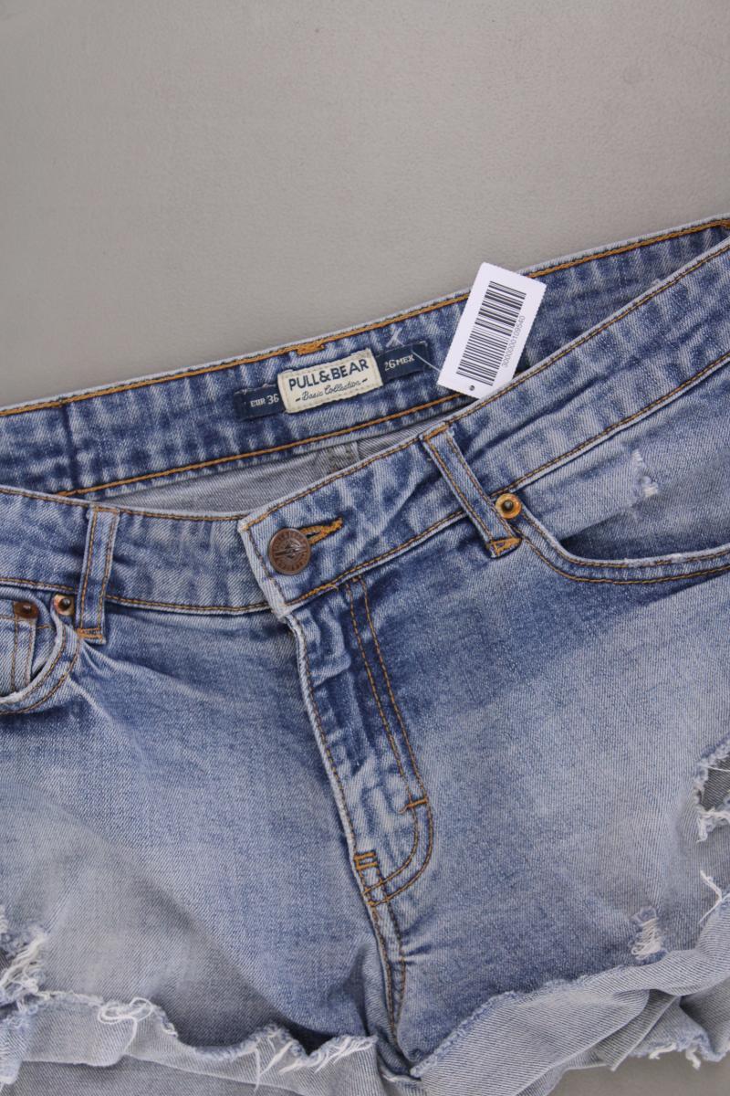 Pull&Bear Jeansshorts Gr. 36 blau