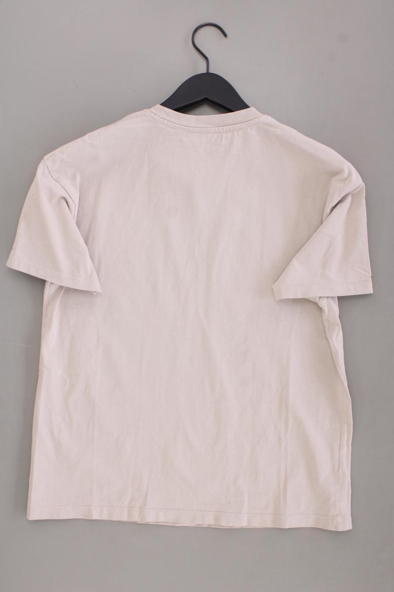 Pull&Bear T-Shirt Gr. S Kurzarm creme aus Baumwolle