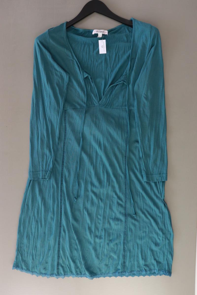 Tesini Langarmkleid Gr. 42 blau