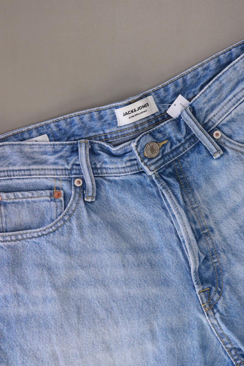 Jack & Jones Straight Jeans für Herren Gr. W30/L30 blau aus Baumwolle