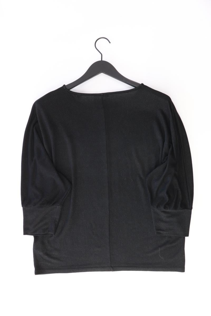 Opus Oversize-Shirt Gr. 44 3/4 Ärmel mit Glitzer schwarz aus Viskose