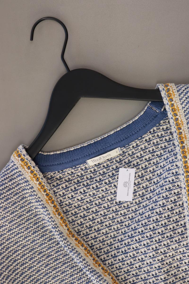 WoolOvers Regular Cardigan Gr. S Langarm creme aus Baumwolle