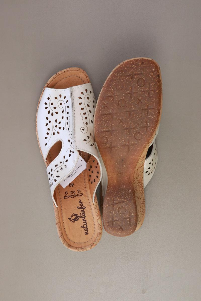 Waldläufer Sandalen Gr. 40 neuwertig weiß aus Leder