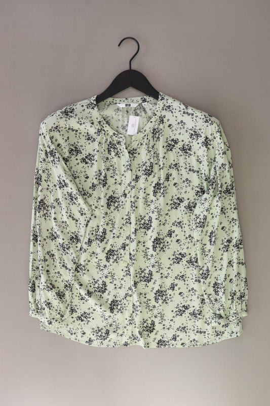 Uniqlo Langarmbluse Gr. M grün aus Polyester