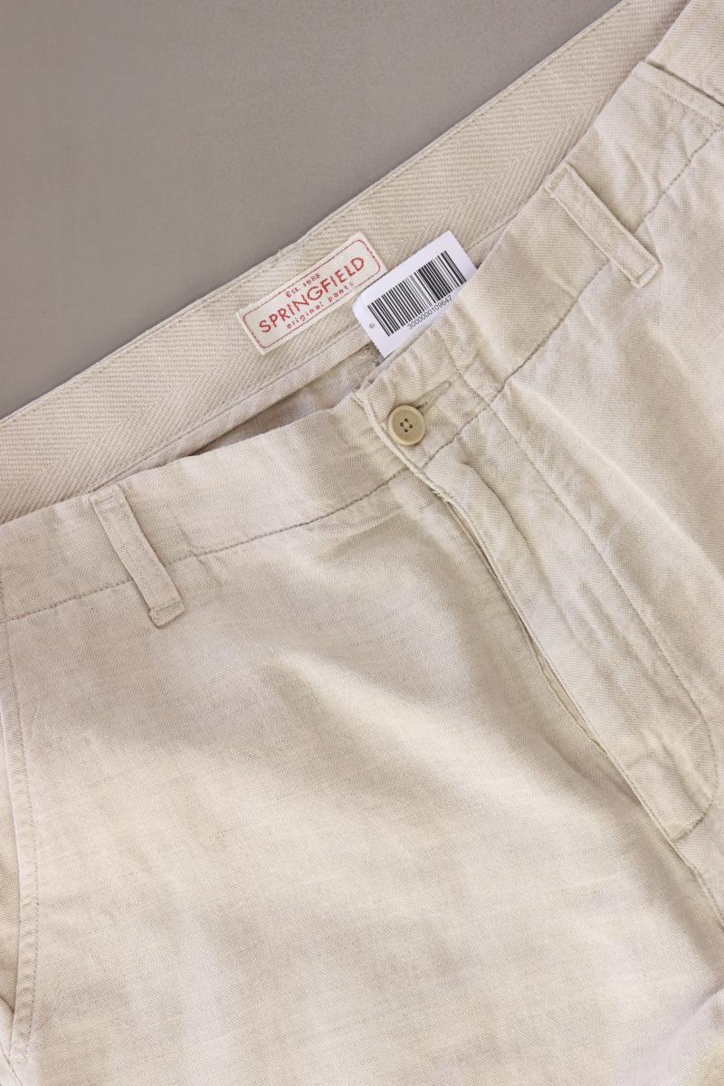 Springfield Leinenhose für Herren Gr. 46 creme