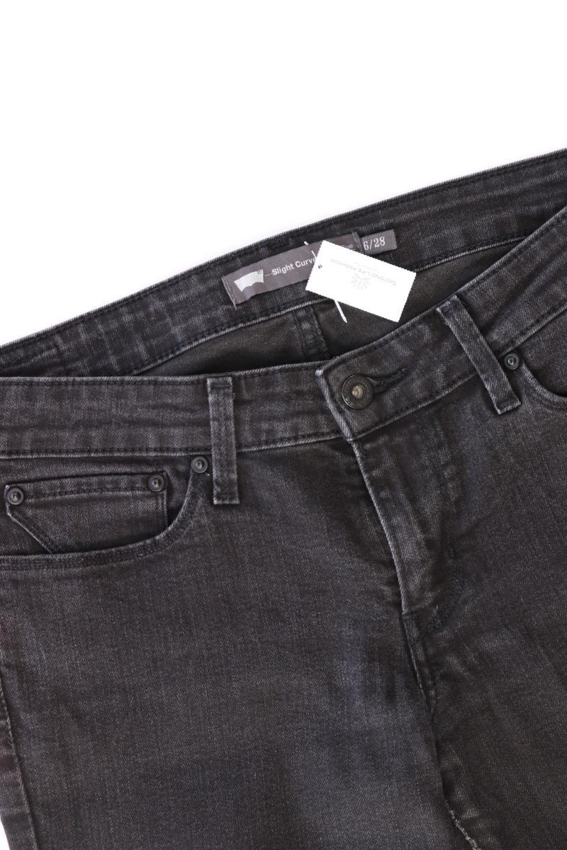 MAC Skinny Jeans Gr. W28 grau aus Baumwolle