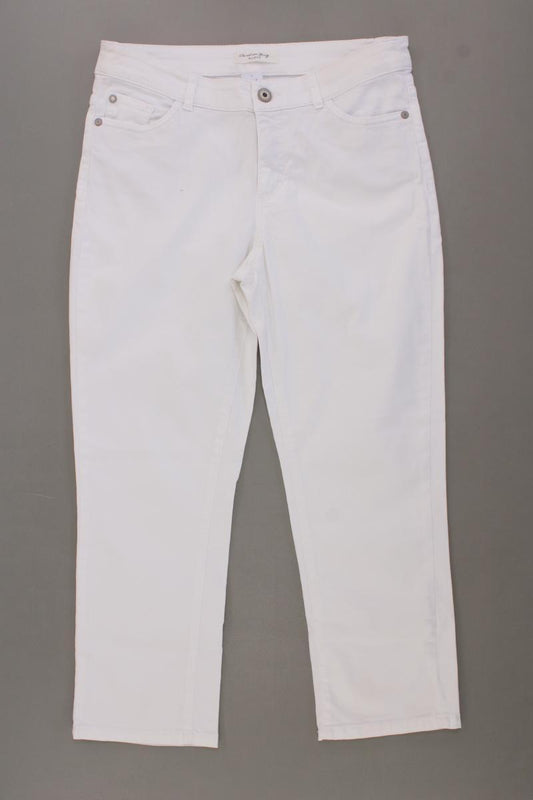 Christian Berg 7/8 Hose Gr. 36 weiß aus Baumwolle