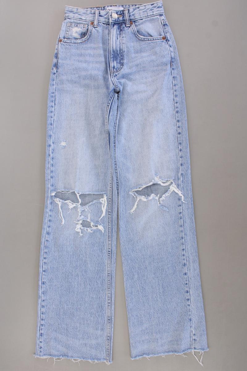 Zara Regular Jeans Gr. 32 blau