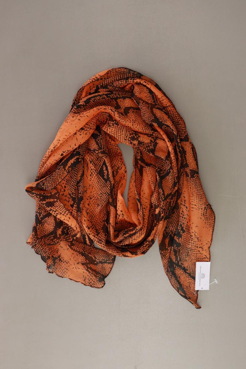 Tuch mit Tierdruck orange