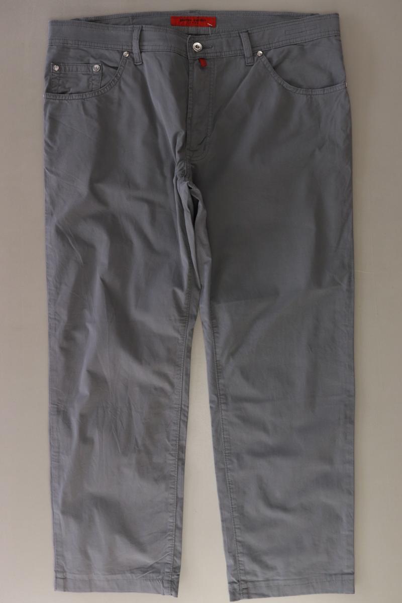 Pierre Cardin Hose für Herren Gr. W40/L32 grau aus Baumwolle