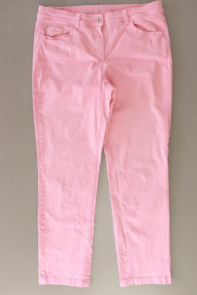 Gerry Weber Straight Jeans Gr. Kurzgröße 42 rosa aus Baumwolle