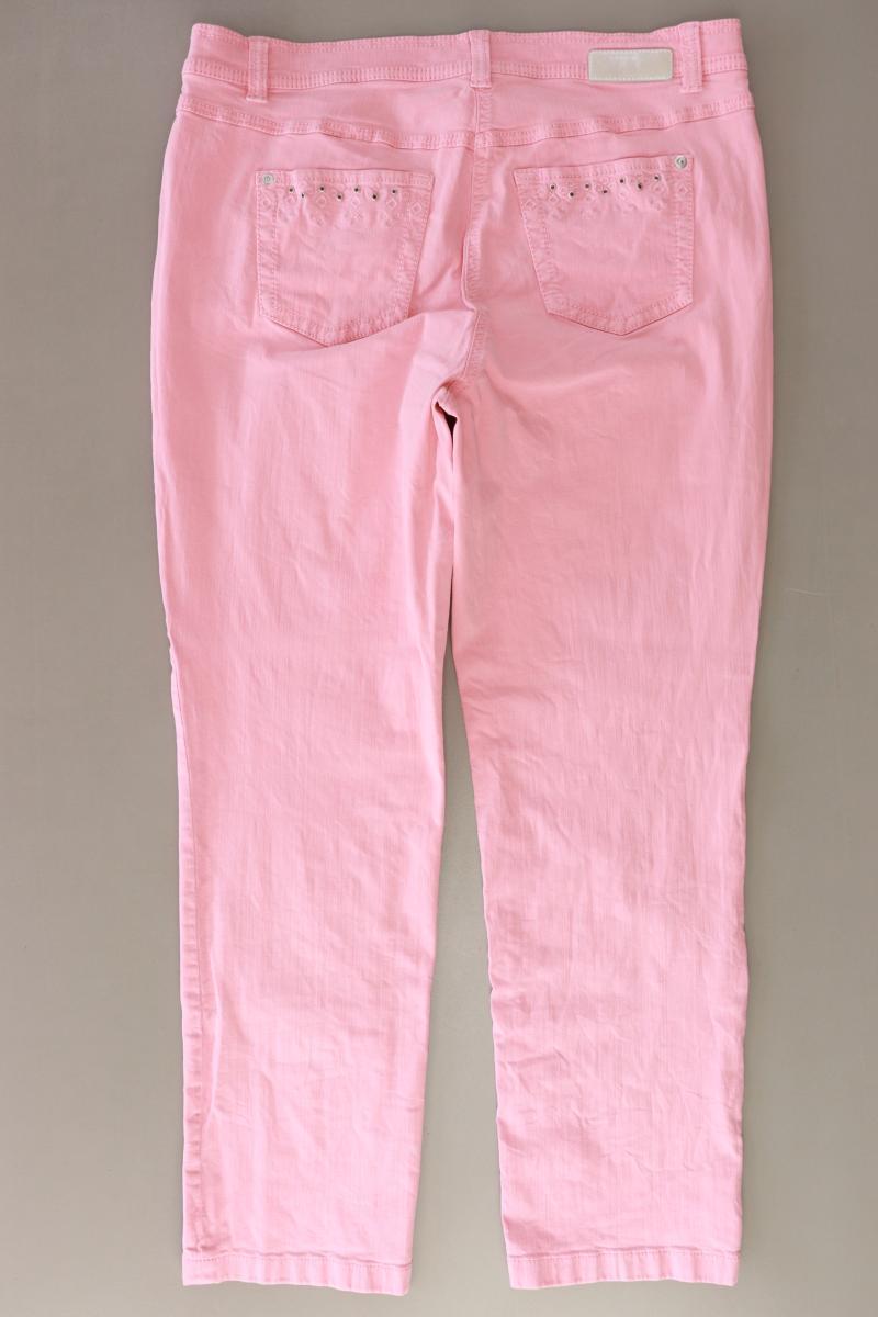 Gerry Weber Straight Jeans Gr. Kurzgröße 42 rosa aus Baumwolle