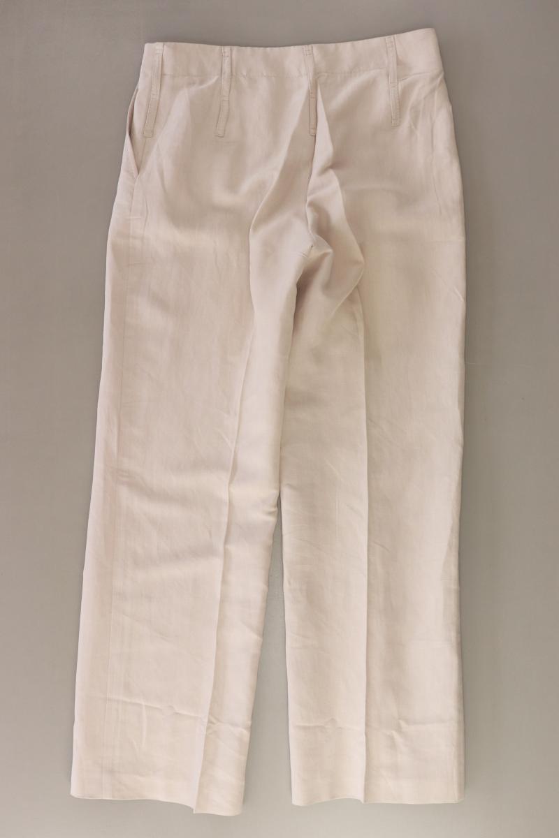 Stefanel Stoffhose Gr. 36 creme aus Seide