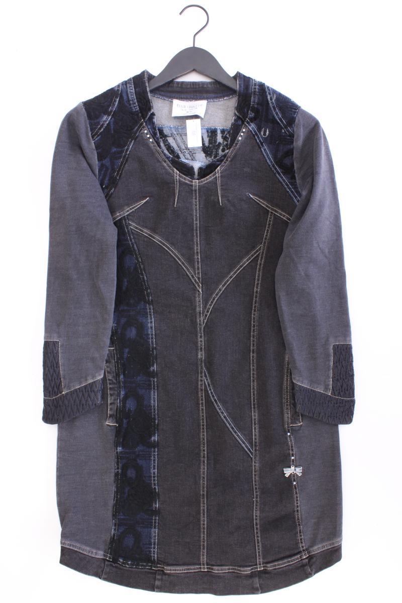 Elisa Cavaletti Jeanskleid Gr. 40 3/4 Ärmel grau aus Baumwolle