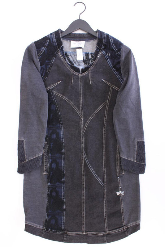 Elisa Cavaletti Jeanskleid Gr. 40 3/4 Ärmel grau aus Baumwolle