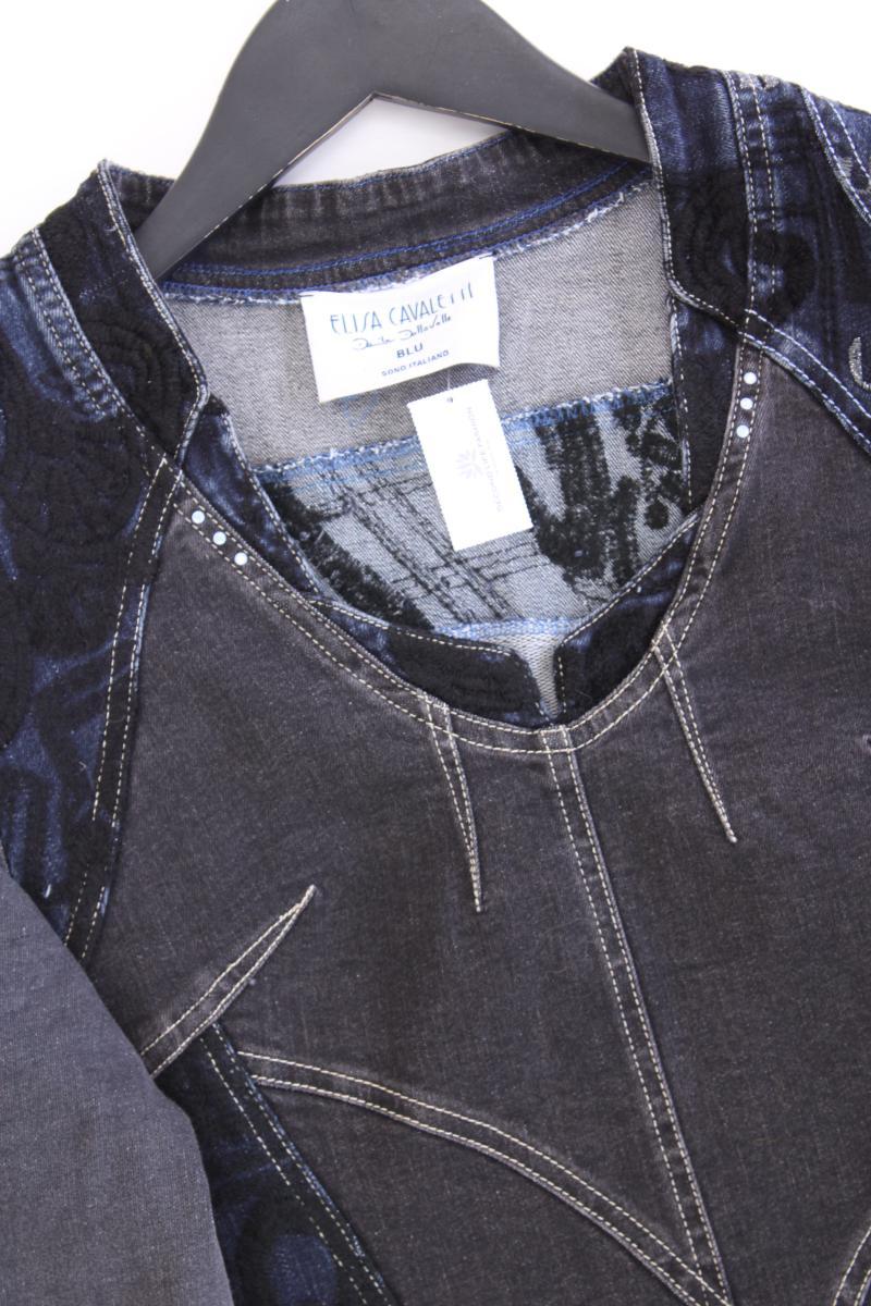 Elisa Cavaletti Jeanskleid Gr. 40 3/4 Ärmel grau aus Baumwolle