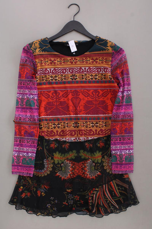 Desigual Minikleid Gr. M Langarm mehrfarbig