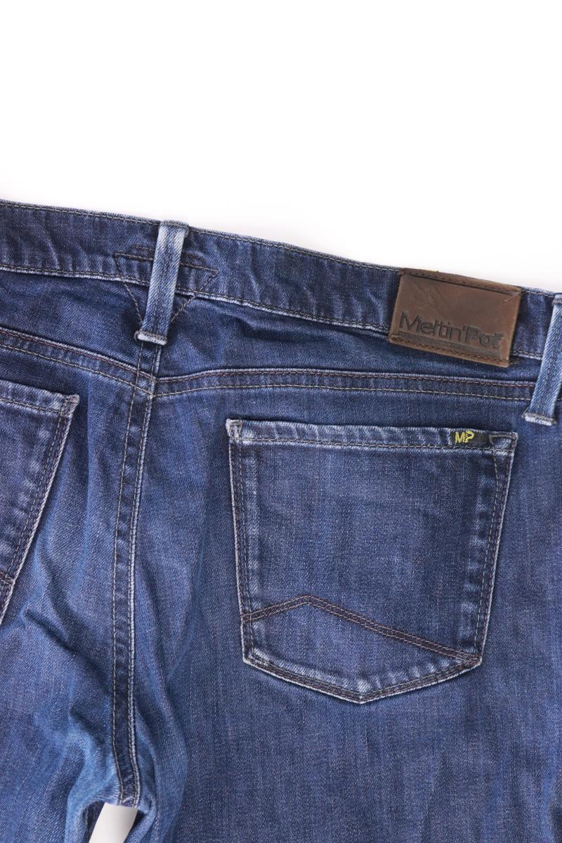 Meltin Pot Straight Jeans für Herren Gr. W30/L34 blau aus Baumwolle