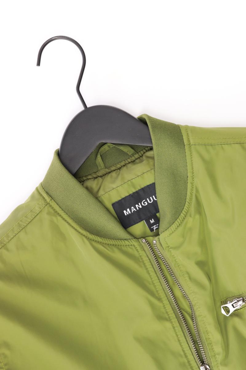 Manguun Bomberjacke für Herren Gr. M neuwertig olivgrün aus Polyester