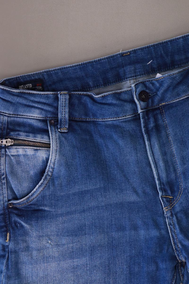 Pepe Jeans Jeansshorts für Herren Gr. W29 blau aus Baumwolle