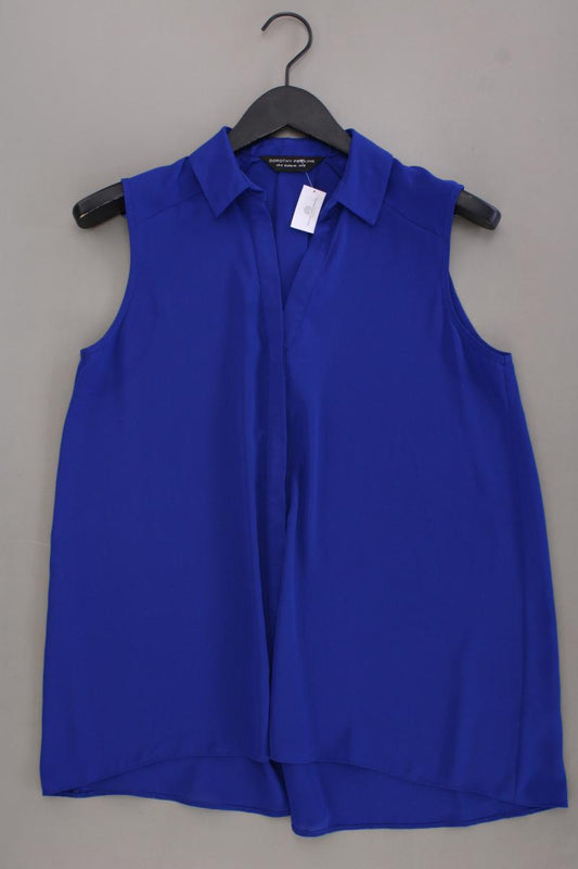 Dorothy Perkins Ärmellose Bluse Gr. 40 blau aus Polyester