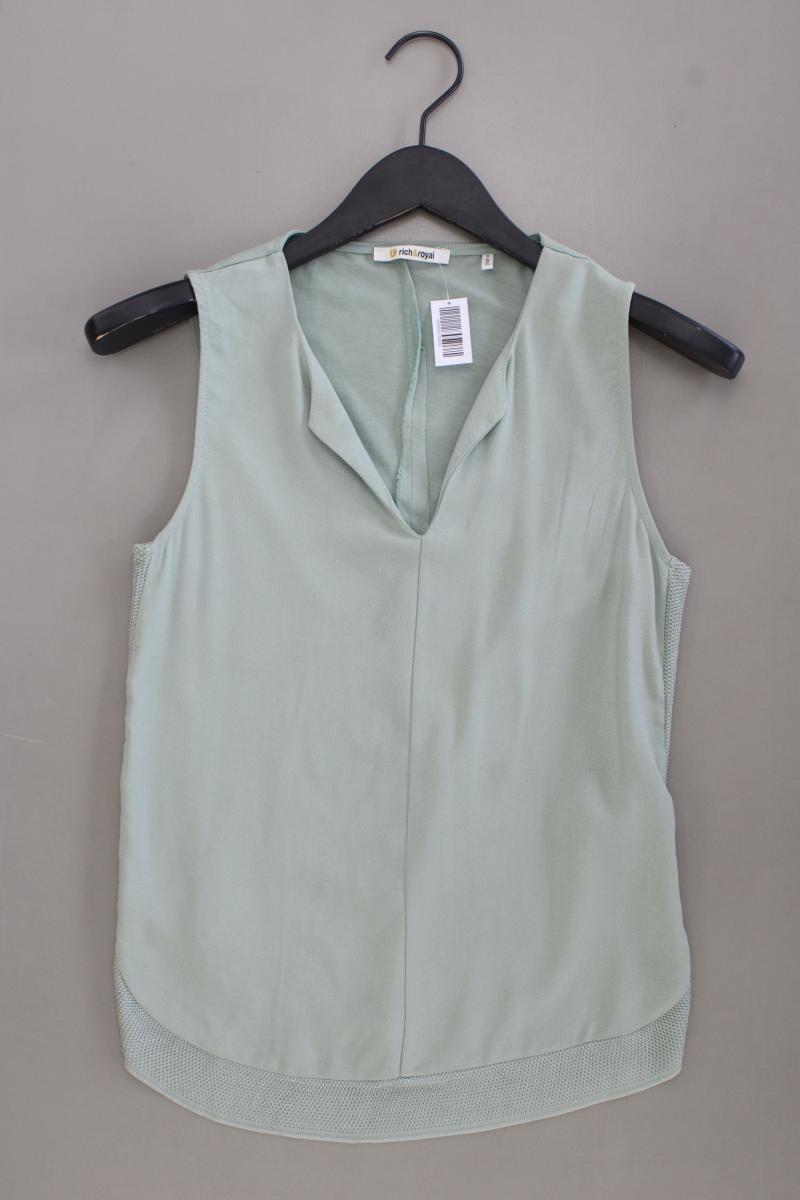 Rich&Royal Bluse mintgrün Gr. XS Ärmellos aus Lyocell
