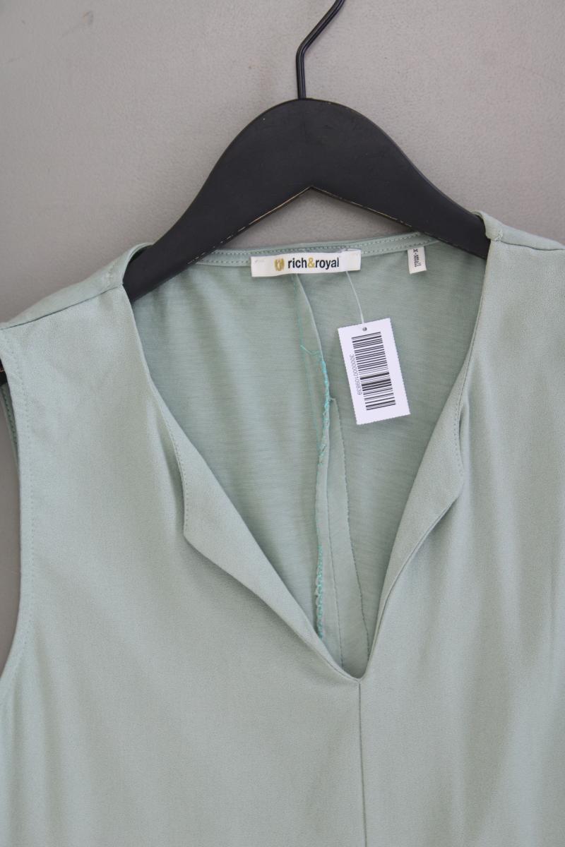 Rich&Royal Bluse mintgrün Gr. XS Ärmellos aus Lyocell