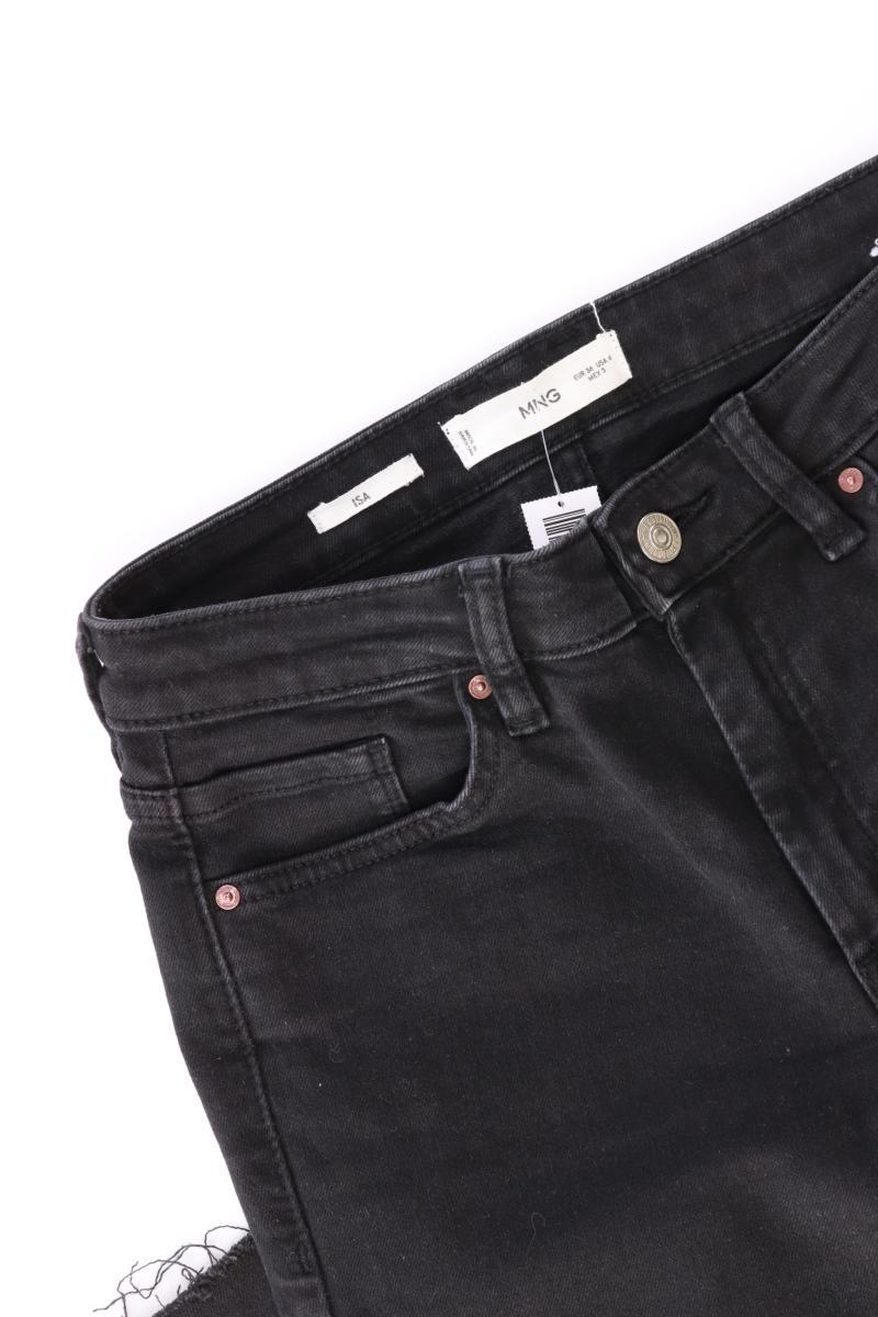 Mango Skinny Jeans Gr. 36 schwarz aus Baumwolle