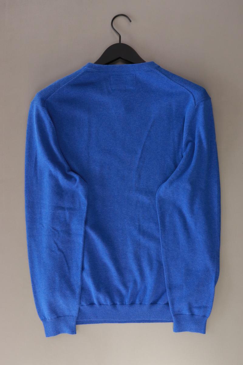 Zab Feinstrickpullover für Herren Gr. M Vintage blau