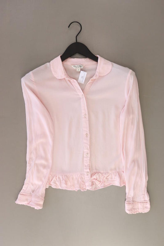 miss selfridge Rüschenbluse Gr. 36 Langarm rosa aus Viskose