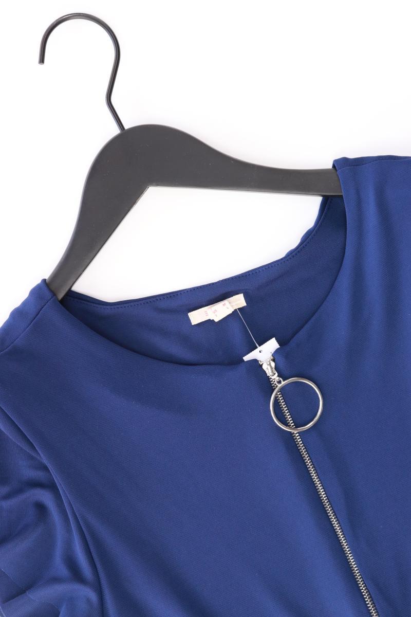 Esprit Kurzarmkleid Gr. M blau aus Polyester
