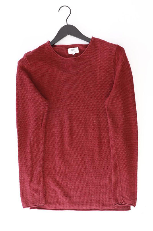 QS by s.Oliver Feinstrickpullover für Herren Gr. L rot aus Baumwolle