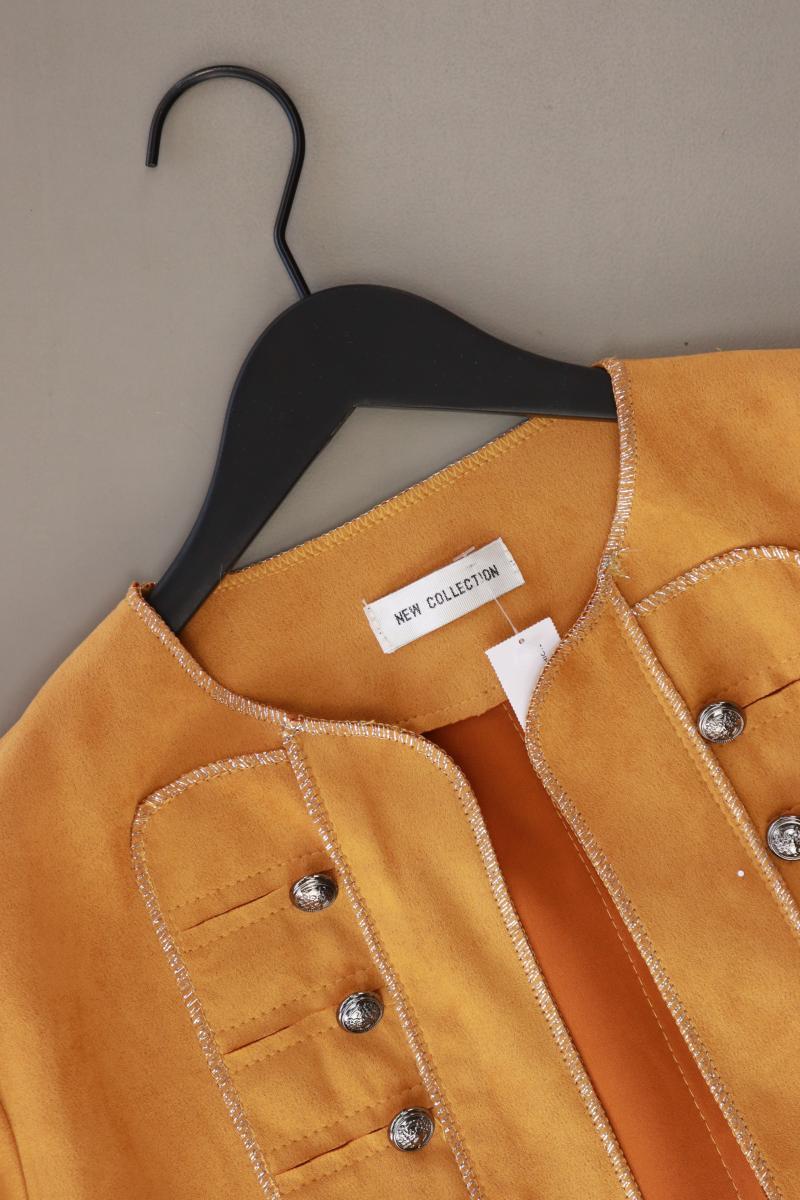 New Collection Regular Cardigan Gr. M Langarm gelb aus Polyester