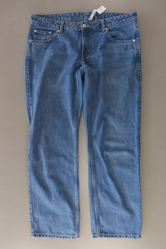 Weekday Straight Jeans Gr. W33/L32 blau aus Baumwolle