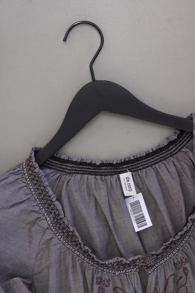 de.corp Esprit Langarmbluse Gr. 36 grau aus Baumwolle