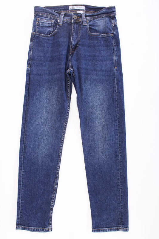Zara Straight Jeans Gr. 38 blau