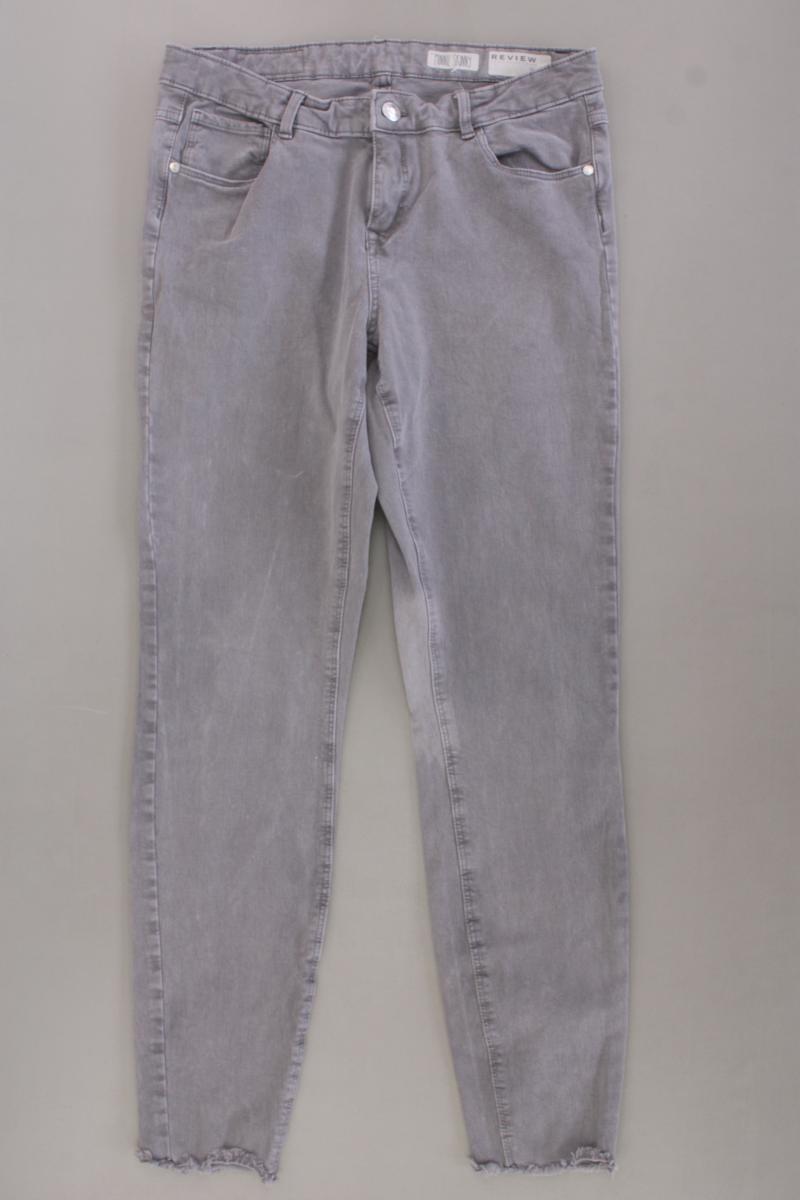 Review Skinny Jeans Gr. W31 grau aus Baumwolle