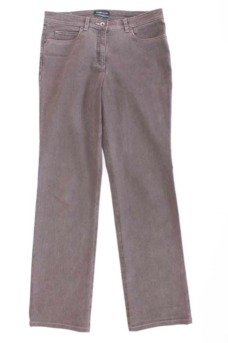 Frank Walder Straight Jeans Gr. 38 braun aus Baumwolle