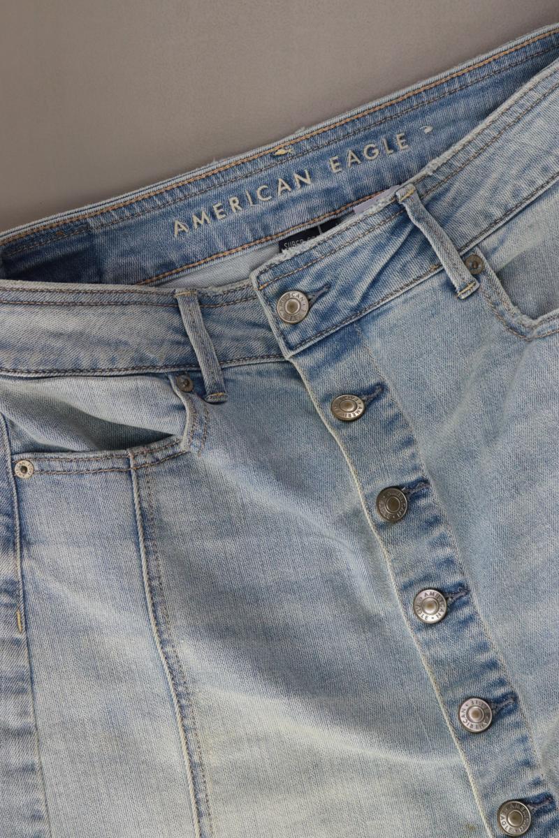 American Eagle Outfitters Jeansrock Gr. US 6 blau aus Baumwolle