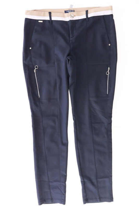 Street One Stoffhose Gr. 40 blau aus Baumwolle