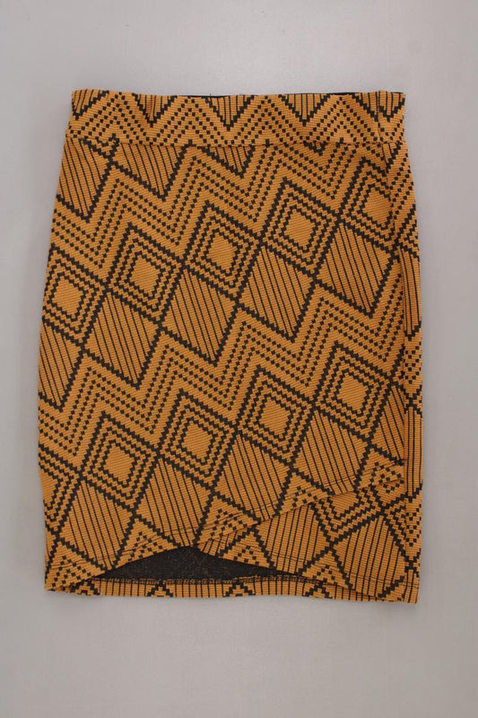 Stradivarius Stretchrock Gr. XS neu mit Etikett gelb aus Polyester