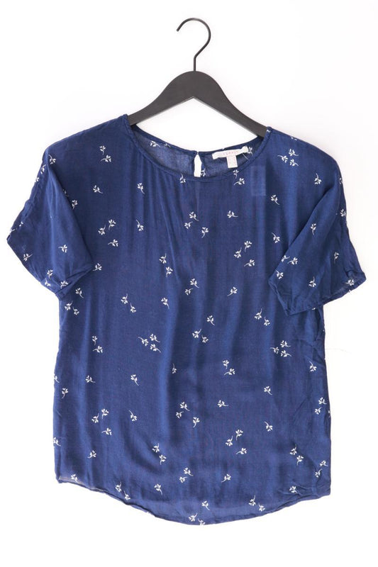 Esprit Kurzarmbluse Gr. XS blau