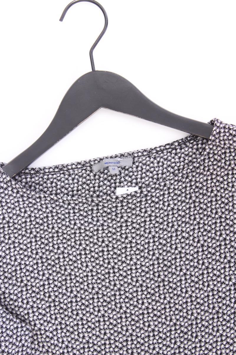 Montego Longsleeve-Shirt Gr. M Langarm schwarz aus Baumwolle