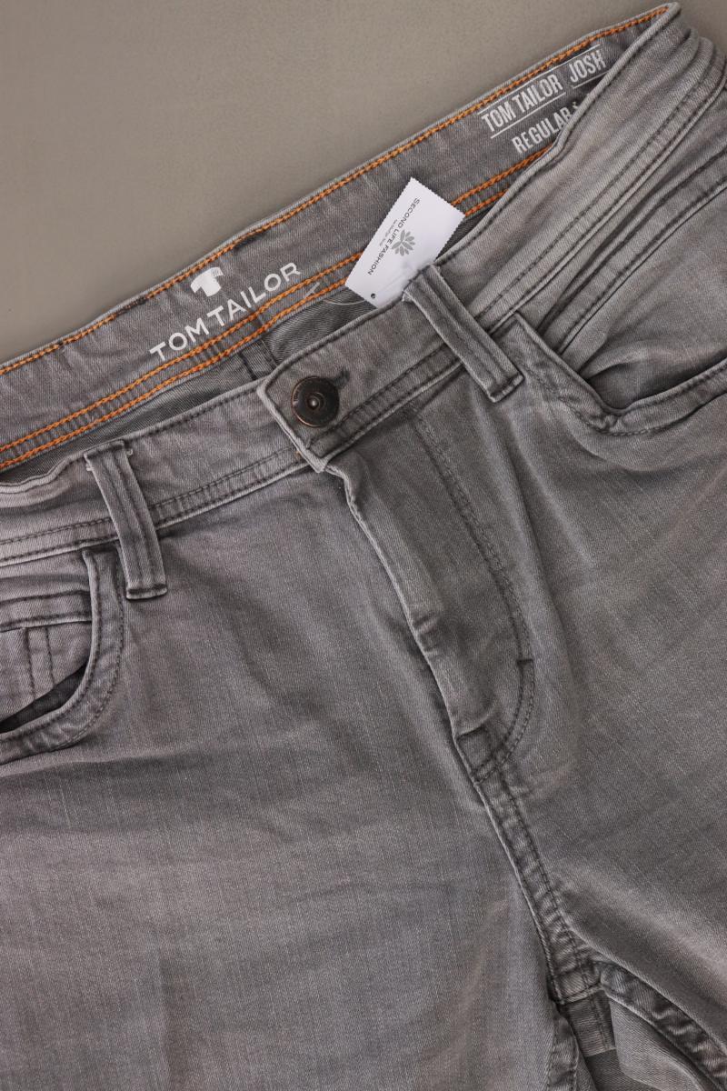 Tom Tailor Straight Jeans für Herren Gr. W32/L34 Modell Josh grau aus Baumwolle