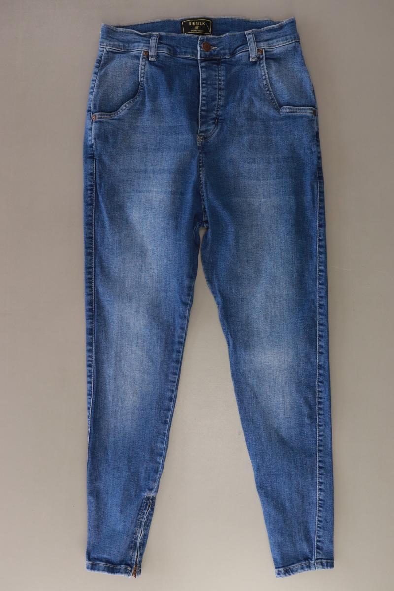 Siksilk Skinny Jeans Gr. S blau aus Baumwolle