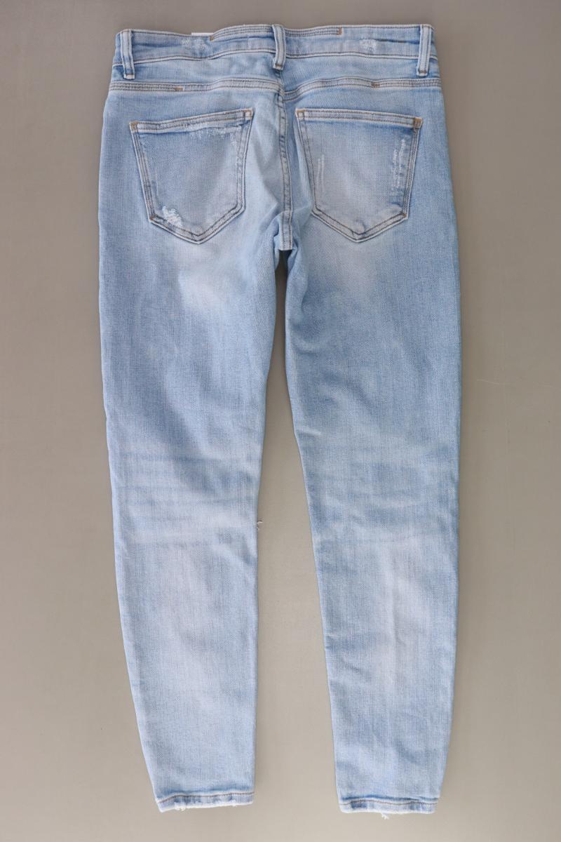 Zara Skinny Jeans Gr. 40 blau aus Baumwolle