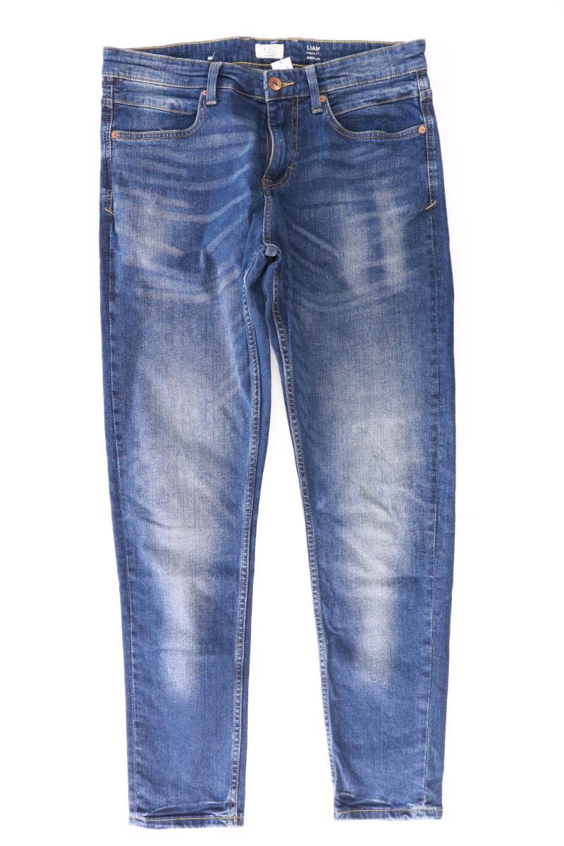 QS by s.Oliver Straight Jeans für Herren Gr. W30/L32 blau aus Baumwolle