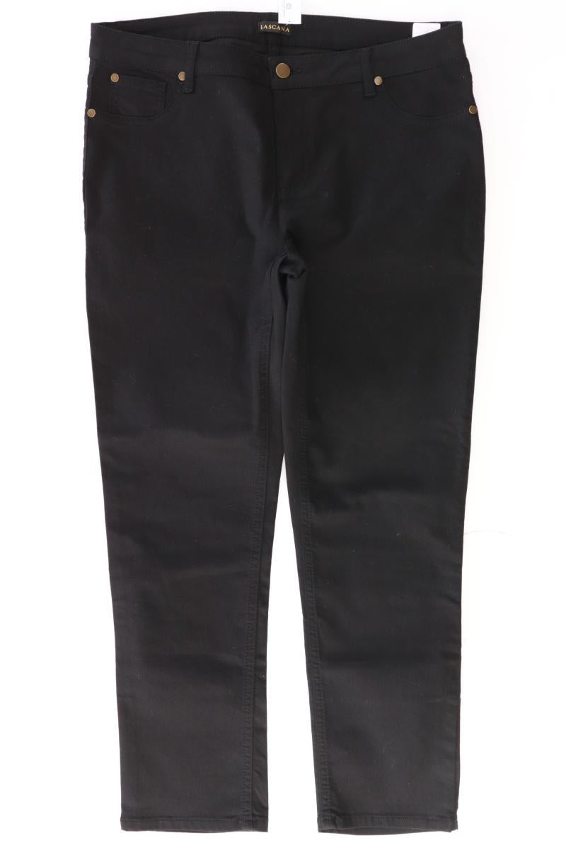Lascana Straight Jeans Gr. 44 schwarz aus Baumwolle